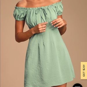 LULUS Off Shoulder Dress